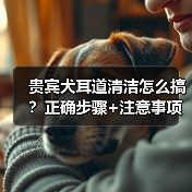 贵宾犬耳道清洁怎么搞？正确步骤+注意事项全解析 - 辰飞雨新生家伴