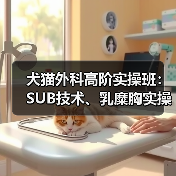 犬猫外科高阶实操班：SUB技术、乳糜胸实操全掌握！ - 辰飞雨新生家伴
