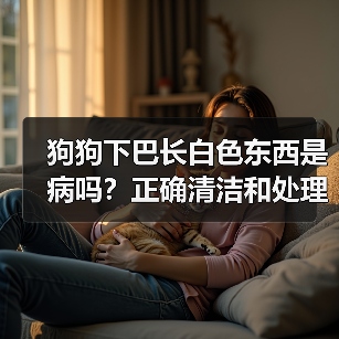 狗狗下巴长白色东西是病吗？正确清洁和处理