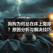 狗狗为何总在床上撒尿？原因分析与解决技巧(图4)