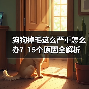 狗狗掉毛这么严重怎么办?15个原因全解析(图3) 狗狗掉毛这么严重怎么办?15个原因全解析(图3)