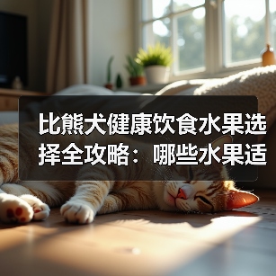 比熊犬健康饮食水果选择全攻略:哪些水果适合吃?如何控制量?(图3) 比熊犬健康饮食水果选择全攻略:哪些水果适合吃?如何控制量?(图3)