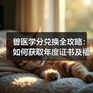 兽医学分兑换全攻略:如何获取年度证书及福利?(图3) 兽医学分兑换全攻略:如何获取年度证书及福利?(图3)