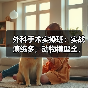 外科手术实操班：实战演练多，动物模型全，零基础也能掌握！ - 辰飞雨新生家伴