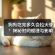 狗狗吃完多久会拉大便？揭秘时间规律与影响