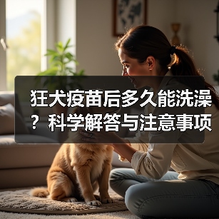 狂犬疫苗后多久能洗澡？科学解答与注意事项