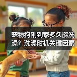 宠物狗刚到家多久能洗澡？洗澡时机关键因素揭秘(图2)