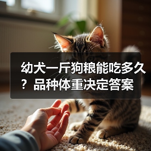 幼犬一斤狗粮能吃多久？品种体重决定答案(图4)