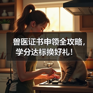 兽医证书申领全攻略，学分达标换好礼！(图3)