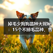 掉毛少狗狗品种大揭秘：15个不掉毛品种，告别毛团团烦恼(图3)