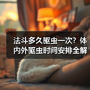 法斗多久驱虫一次？体内外驱虫时间安排全解析(图4)