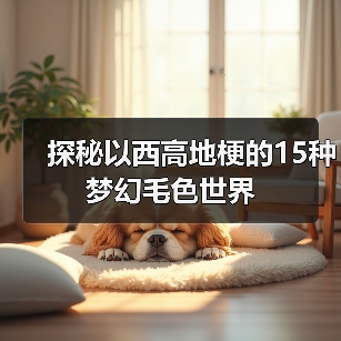 探秘以西高地梗的15种梦幻毛色世界(图2)