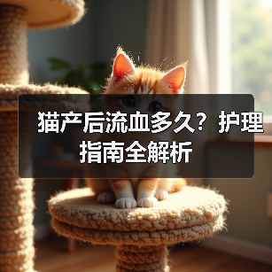 猫产后流血多久？护理指南全解析(图4)