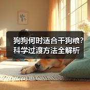 狗狗何时适合干狗粮？科学过渡方法全解析(图3)