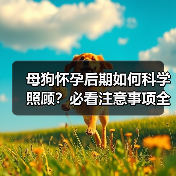 母狗怀孕后期如何科学照顾？必看注意事项全解析(图4)