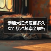 泰迪犬狂犬疫苗多久一次？接种频率全解析(图2)