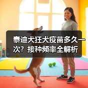 泰迪犬狂犬疫苗多久一次？接种频率全解析(图4)