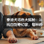 泰迪犬毛色大揭秘：从纯白到奇幻紫，每种颜色都美得不可方物！(图2)
