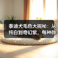 泰迪犬毛色大揭秘：从纯白到奇幻紫，每种颜色都美得不可方物！ - 辰飞雨新生家伴