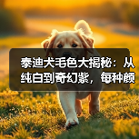 泰迪犬毛色大揭秘：从纯白到奇幻紫，每种颜色都美得不可方物！(图3)
