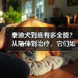 泰迪犬到底有多全能？从陪伴到治疗，它们如何改变生活？(图2)