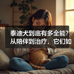 泰迪犬到底有多全能？从陪伴到治疗，它们如何改变生活？(图3)