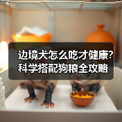 边境犬怎么吃才健康？科学搭配狗粮全攻略 - 辰飞雨新生家伴