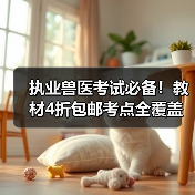 执业兽医考试必备！教材4折包邮考点全覆盖