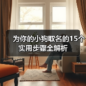 为你的小狗取名的15个实用步骤全解析(图4)