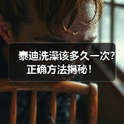 泰迪洗澡该多久一次？正确方法揭秘！(图4)