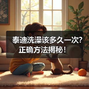 泰迪洗澡该多久一次？正确方法揭秘！(图3)