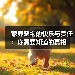 家养宠物的快乐与责任：你需要知道的真相(图4)