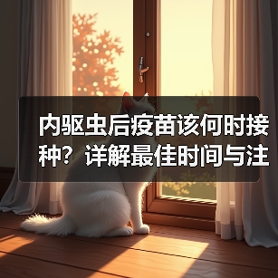 内驱虫后疫苗该何时接种？详解最佳时间与注意事项 - 辰飞雨新生家伴