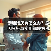 泰迪狗厌食怎么办？原因分析与实用解决方法(图4)