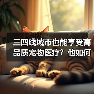 三四线城市也能享受高品质宠物医疗？他如何突破行业瓶颈(图4)