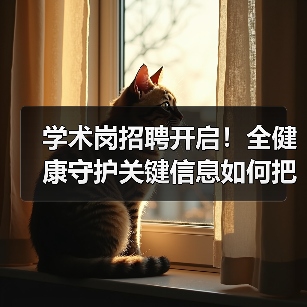 学术岗招聘开启！全健康守护关键信息如何把握？(图3)