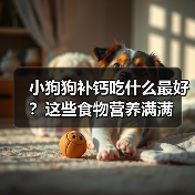 小狗狗补钙吃什么最好？这些食物营养满满 - 辰飞雨新生家伴