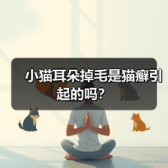小猫耳朵掉毛是猫癣引起的吗？(图2)