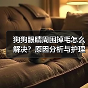 狗狗眼睛周围掉毛怎么解决?原因分析与护理建议(图2) 狗狗眼睛周围掉毛怎么解决?原因分析与护理建议(图2)