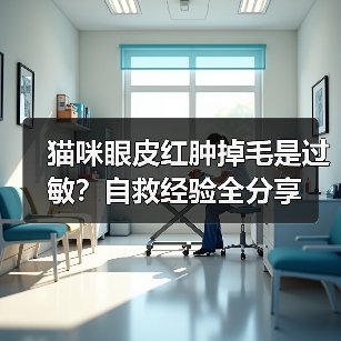 猫咪眼皮红肿掉毛是过敏?自救经验全分享(图2) 猫咪眼皮红肿掉毛是过敏?自救经验全分享(图2)