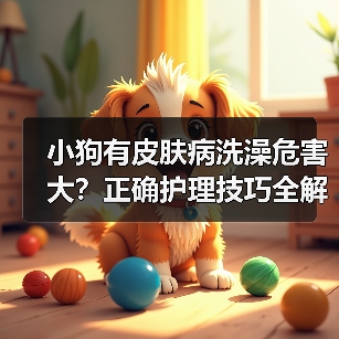 小狗有皮肤病洗澡危害大？正确护理技巧全解
