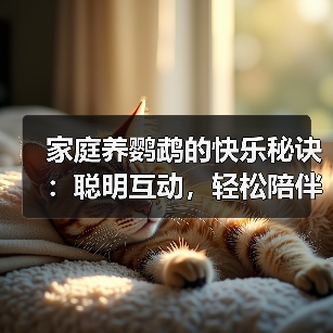 家庭养鹦鹉的快乐秘诀:聪明互动,轻松陪伴(图3) 家庭养鹦鹉的快乐秘诀:聪明互动,轻松陪伴(图3)