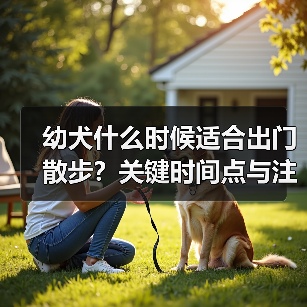 幼犬什么时候适合出门散步?关键时间点与注意事项解析(图4) 幼犬什么时候适合出门散步?关键时间点与注意事项解析(图4)