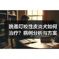 跳蚤叮咬性皮炎犬如何治疗?病例分析与方案解析(图2) 跳蚤叮咬性皮炎犬如何治疗?病例分析与方案解析(图2)