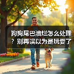 狗狗尾巴溃烂怎么处理？别再误以为是玩耍了(图2)