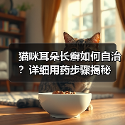 猫咪耳朵长癣如何自治?详细用药步骤揭秘(图2) 猫咪耳朵长癣如何自治?详细用药步骤揭秘(图2)