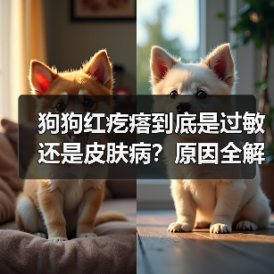 狗狗红疙瘩到底是过敏还是皮肤病？原因全解析(图2)