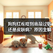 狗狗红疙瘩到底是过敏还是皮肤病？原因全解析(图3)
