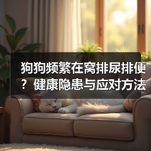 狗狗频繁在窝排尿排便？健康隐患与应对方法