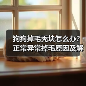 狗狗掉毛秃块怎么办?正常异常掉毛原因及解决方法全解析(图3) 狗狗掉毛秃块怎么办?正常异常掉毛原因及解决方法全解析(图3)